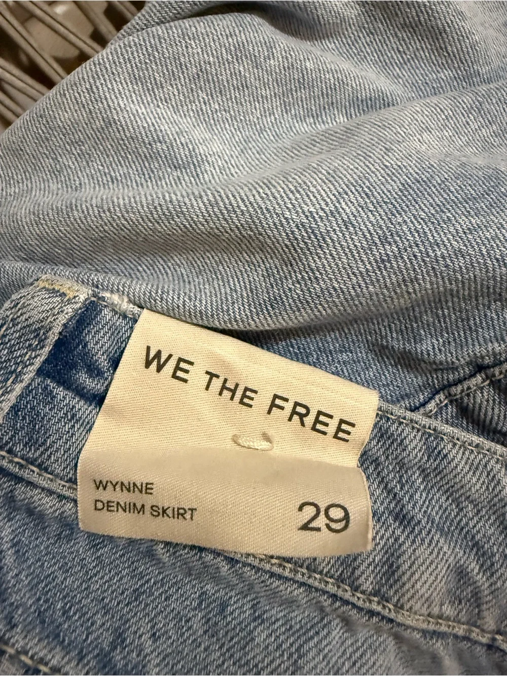 NWT Free People/We the Free Wynn Denim Skirt